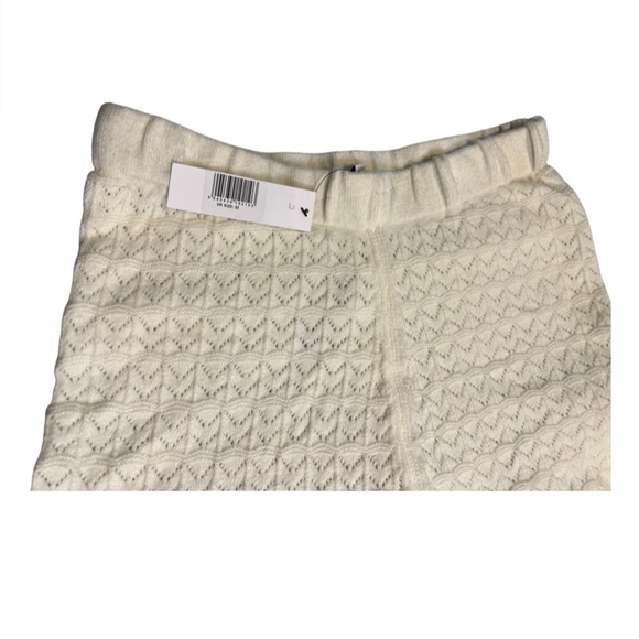 Nwt Topshop Cozy Knit Shorts Cream Women’s Size 8-10 - Picture 2 of 7